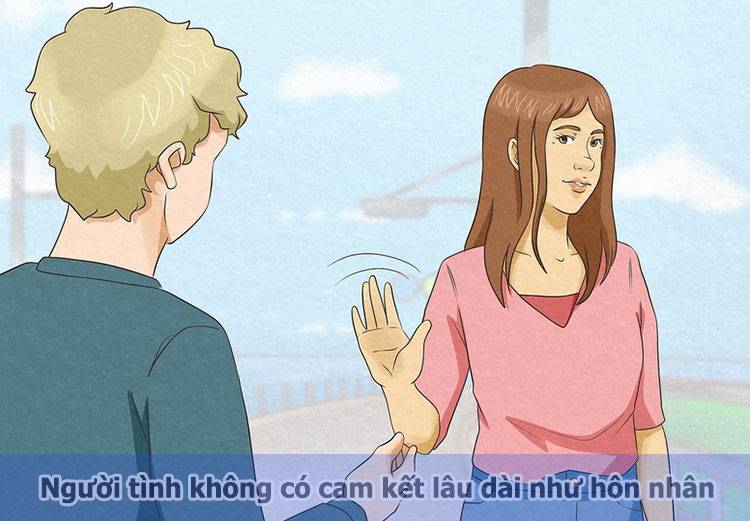 Người tình không có cam kết lâu dài như hôn nhân