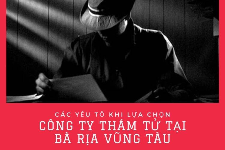 Thám tử Bà Rịa Vũng Tàu