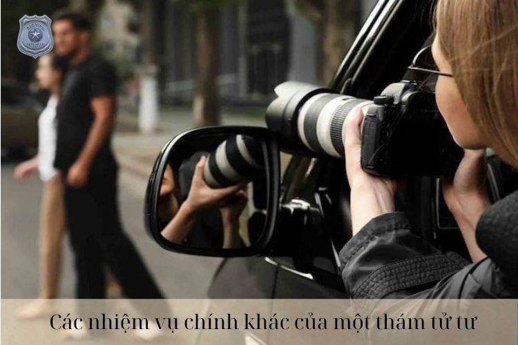Các nhiệm vụ chính khác của một thám tử tư