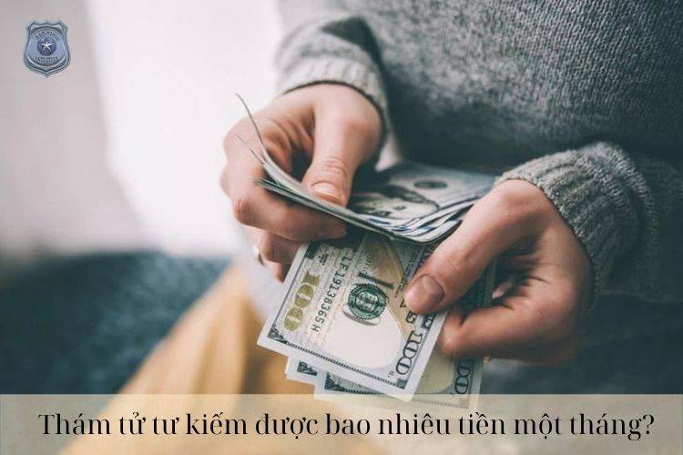 Thám tử tư kiếm được bao nhiêu tiền một tháng?