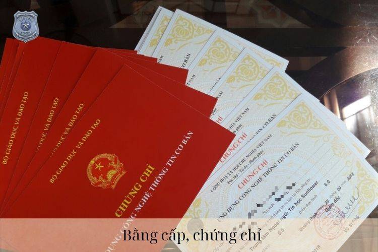 Bằng cấp, chứng chỉ