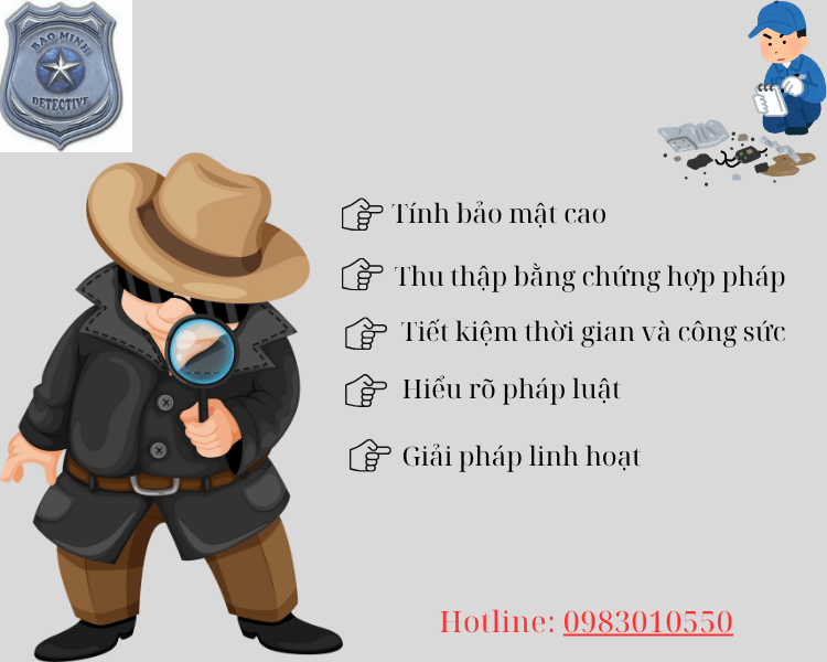 Ưu điểm khi sử dụng dịch vụ thám tử Mỹ Đức